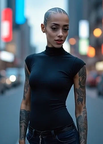 Zara — Skinny AI character